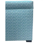 Banc de rangement capitonné de style transitoire