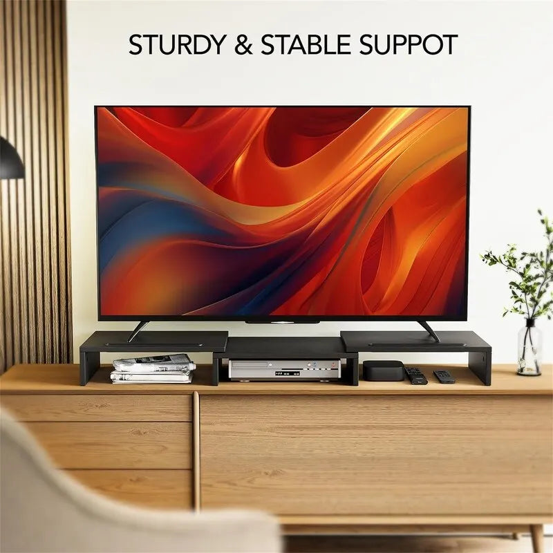 Support double écran rehausseur