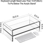 Rehausseur de moniteur à deux niveaux
