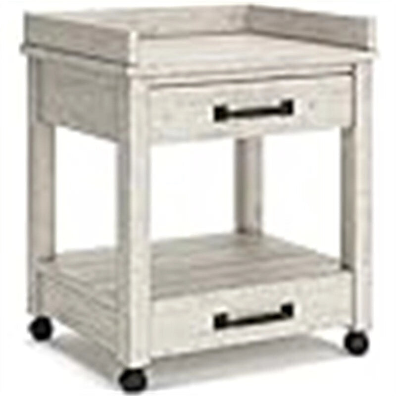 Support d'imprimante de bureau industriel avec rangement - 24P x 22L x 23H