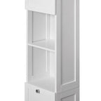 Meuble de rangement haut blanc pour salle de bain