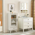 Meuble de Rangement sur Pied Moderne pour Salle de Bain