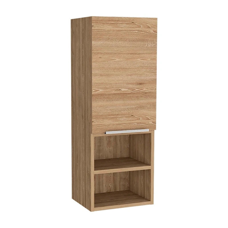 Armoire à pharmacie, deux étagères intérieures, finition pin, haute qualité et durable