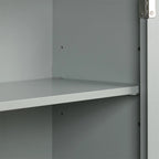 Armoire de salle de bain haute sur pied avec tiroir