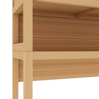 Étagère de rangement de toilette naturelle pour salle de bain indépendante