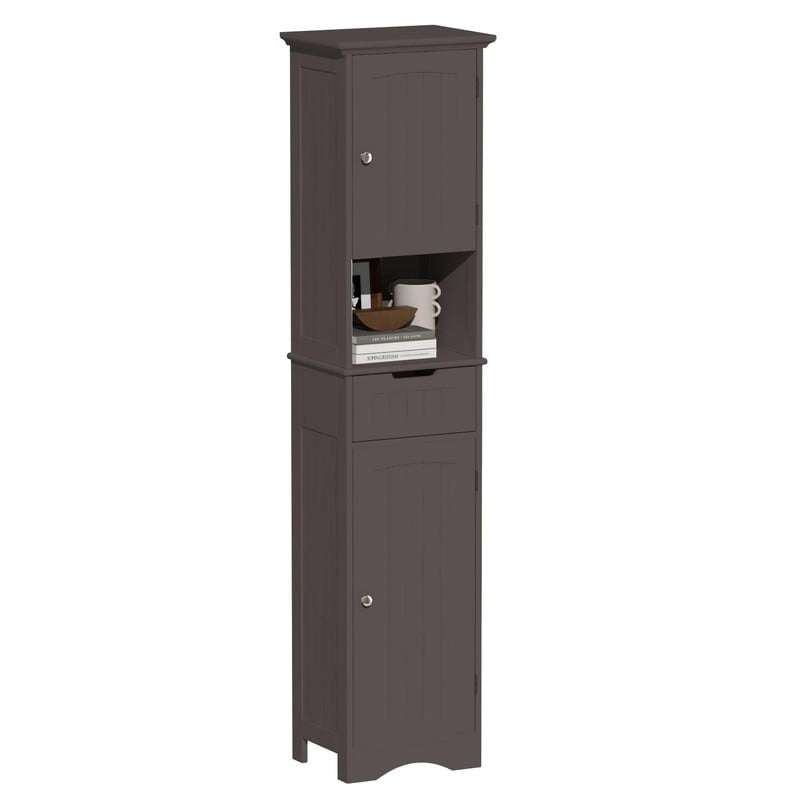 Meuble de rangement haut de salle de bain de 67 po - 11.81P x 15.7L x 66.9H