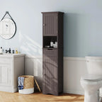 Meuble de rangement haut de salle de bain de 67 po - 11.81P x 15.7L x 66.9H
