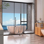 Meuble de rangement WC en bambou
