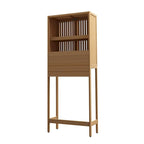 Meuble de rangement WC en bambou
