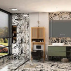 Meuble de rangement WC en bambou