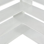 Bibliothèque 7 niveaux, étagère de bureau à domicile, bibliothèque d'angle en forme de L avec cadre en métal, panneau MDF - 37,4*37,4*709
