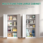 Armoire de rangement de garage en métal de 180 cm de haut