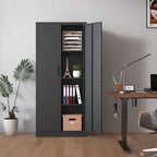 Armoire de rangement de garage en métal de 180 cm de haut